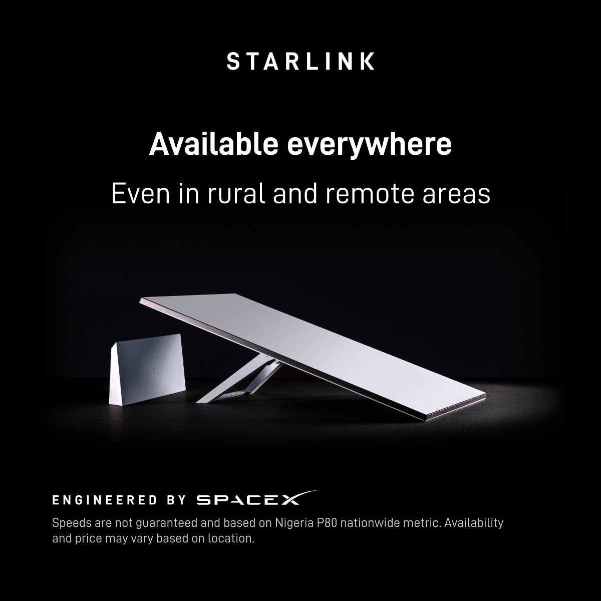 Starlink's tweet photo. Get fast, reliable home internet for seamless streaming, working from home, gaming, and more across multiple devices.

Order online in minutes.