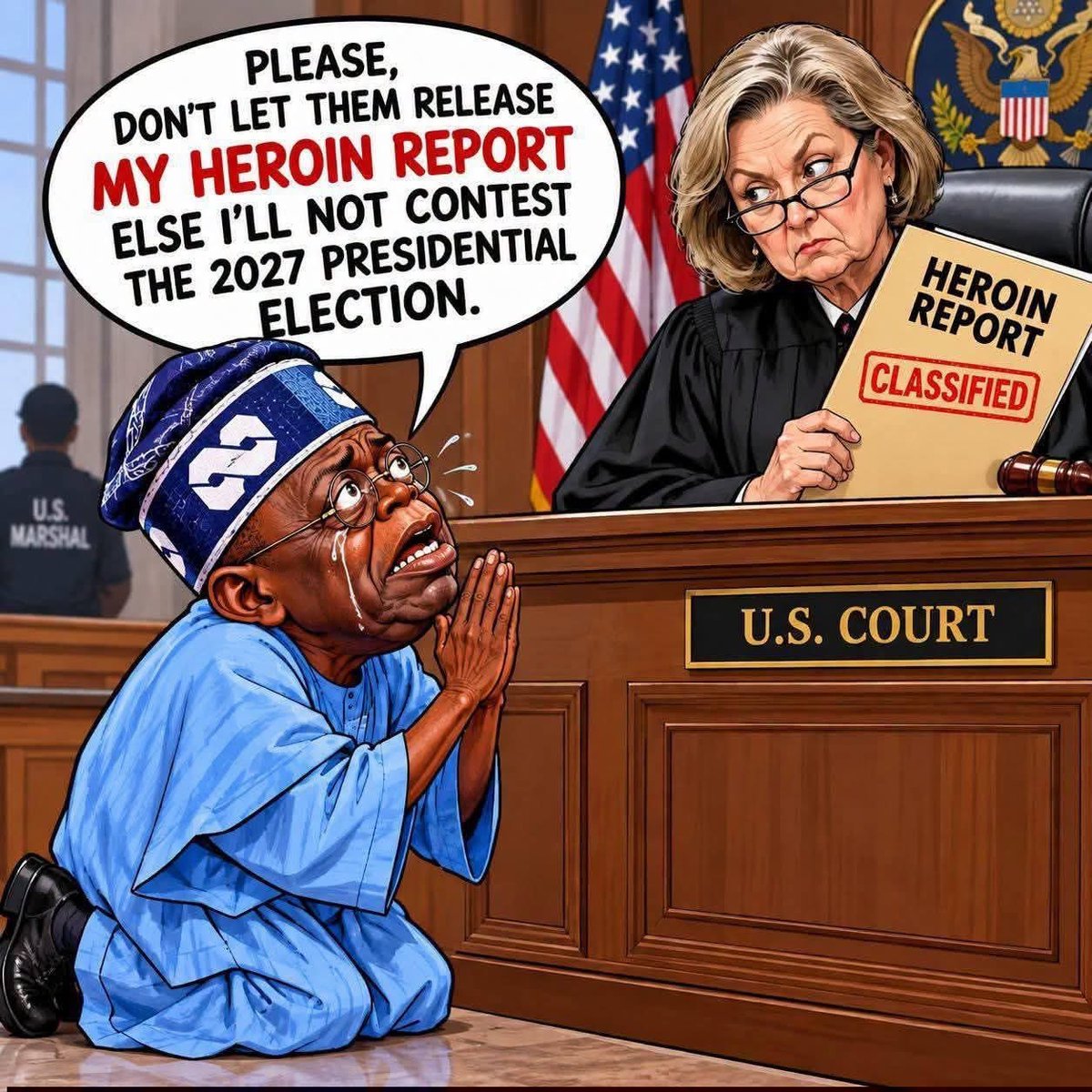 anthonyabakporo's tweet photo. Peter Obi is begging Kenneth Okonkwo to expose his secrets. 

Chief Bola Ahmed Tinubu is begging America through Lobbyists he paid a fortune to. Not to expose his criminal records. https://t.co/gAgO7Zmyp3