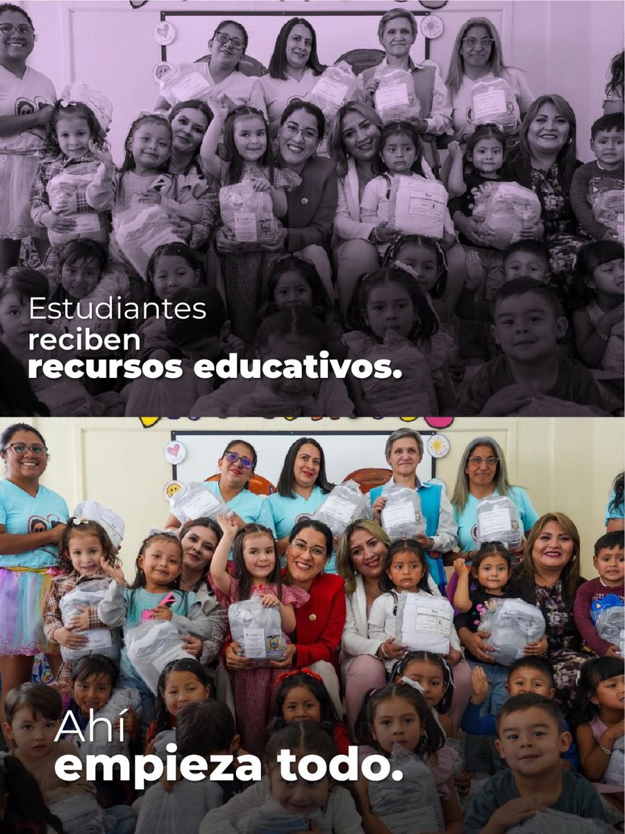 GildaAlcivarOk's tweet photo. 🎒📚 Ahí empieza todo.

En cada uniforme hay mucho más que una prenda: hay trabajo, oportunidades y el compromiso de acompañar a nuestros niños y jóvenes en el inicio de un nuevo año escolar. https://t.co/hM6JFvsYru