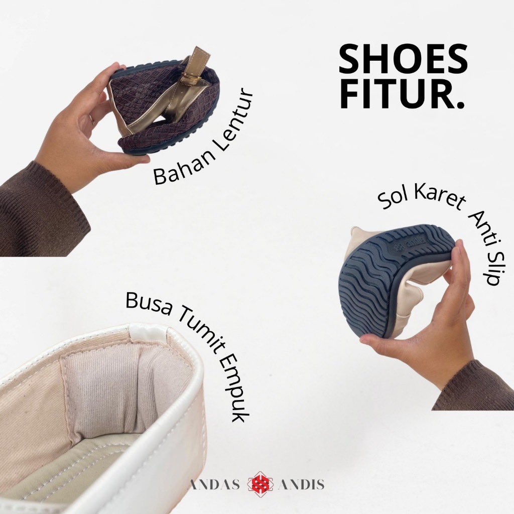 bailaafm's tweet photo. JANY Andis bukan cuma cakep 😭🤎 bahannya Marbella Premium + kulit imitasi impor, outsole full rubber yang anti-slip &amp; nyaman dipakai ✨

https://t.co/FURZhQjWaD https://t.co/OIxPZQf2i4