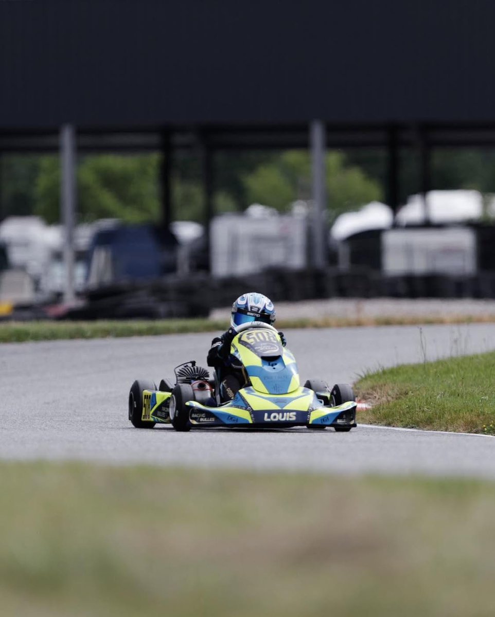 MichelBrisjd7's tweet photo. Tough but valuable weekend for Louis Prin at Aigues-Vives! P14 in qualifying. Heat 1: mechanical issue. Heat 2: P6, gaining 8 places. Super Heat: P9. Final: P14, gaining 4 places, and 3rd in the U10 championship. Representing Racing Bulles in Mini https://t.co/q2pour9n5g