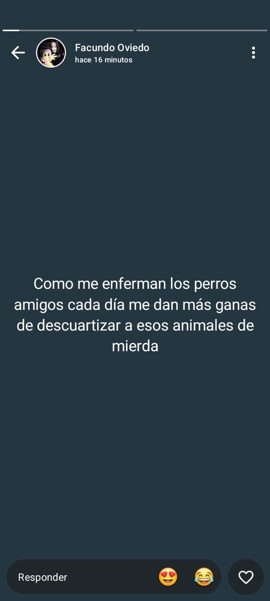 ssolangesita's tweet photo. Edte chiko maltrata perritos +54 9 362 524‑9188 edte es el numero  😓😓 https://t.co/00o9kW8lj8