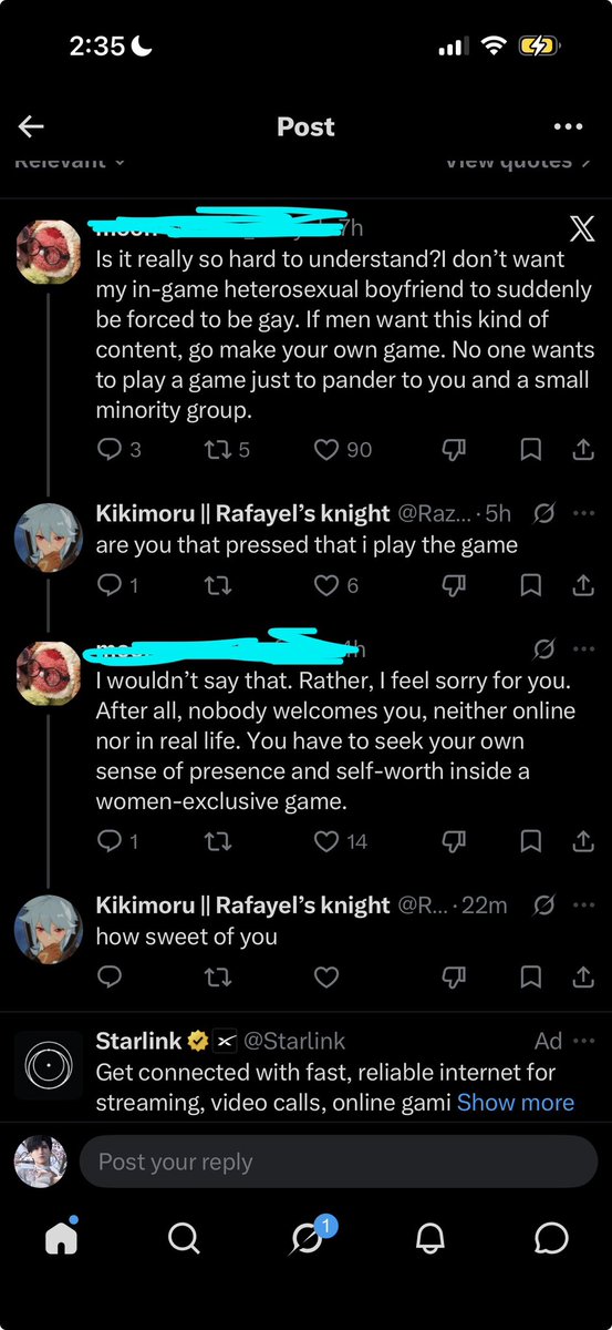 disisthancred's tweet photo. This is the most cruel comment I have ever seen in the lads fandom, holy fucking shit, all lives fucking matter and don’t deserve to be treated as less than according to gender 
Man I am so glad I left the community… Makes me embarrassed to be a woman sometimes https://t.co/WRHpYUe5UX