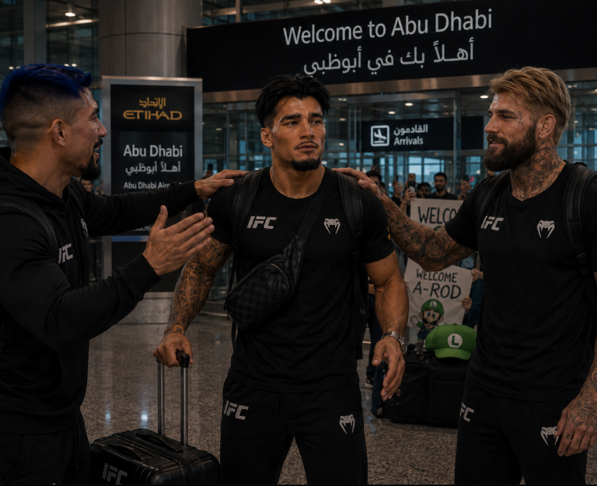 KazeKageAnthony's tweet photo. Sadly Lugi couldn't be here but he sent a welcome party to greet me when I landed 🖤 lets get it boys 
#ifc33 https://t.co/G4T5f69gQX