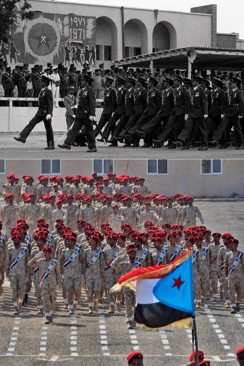 AlGhiithi's tweet photo. نستحضر في هذا اليوم العظيم، باعتزاز كبير، الذكرى الخامسة والخمسين لتأسيس الجيش الجنوبي الباسل، الجيش الذي جسّد سيادة دولة الجنوب، وحمل مسؤولية الدفاع عن أرضها وحدودها وقرارها الوطني، وراكم إرثاً راسخاً من الانضباط والكفاءة والتضحية.

وفي هذه المناسبة، نؤكد أن احترام نضال أبناء شعبنا الجنوبي وإرادتهم، وصون أمنهم وكرامتهم، واحترام مشاعرهم، وتعزيز وحدة صفهم الجنوبي، والوفاء لتضحياتهم، ودعم وصولهم إلى مستقبل يختارونه بإرادتهم الحرة، ويلبي تطلعاتهم السياسية المشروعة، وفي طليعة ذلك استعادة دولتهم، هو الطريق الصحيح والضامن لجنوب مستقر، قادر على الاضطلاع بمسؤولياته الوطنية تجاه شعبه ومحيطه والمنطقة.

الرحمة والخلود لشهداء الجنوب، والتحية للقادة والضباط وصف الضباط والجنود ورجال المقاومة الجنوبية، ولكل من حمل شرف الدفاع عن أرضه وأمنه وكرامته، وستحفظ ذاكرة شعبنا كل تفاصيل هذا النضال وتضحيات أبطالنا البواسل، بالأمس واليوم.