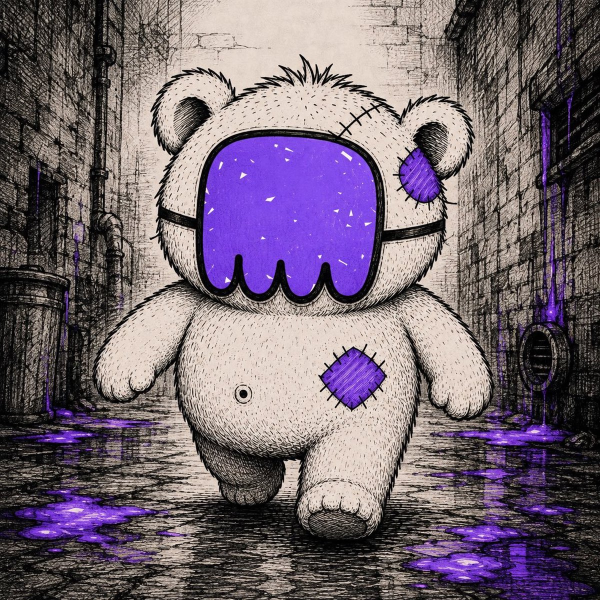 GLUMBO_NVDA's tweet photo. $GLUMBO put on the mask for the love of KRAK 💜

Two projects. One home. Built on INK. 🫟 https://t.co/7HeK9HsOg2