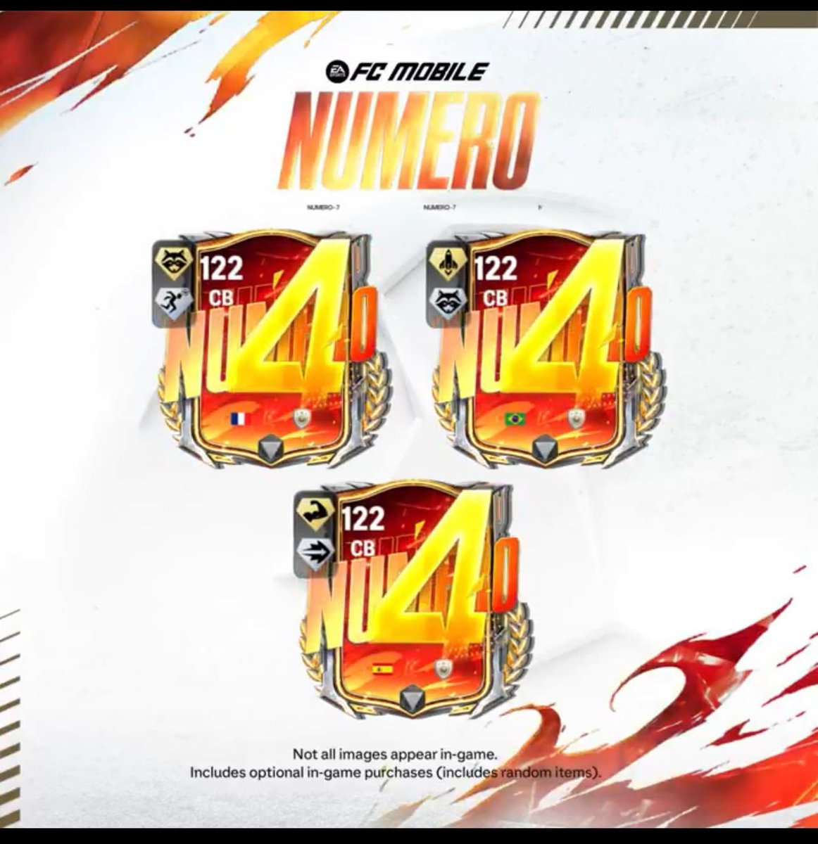 LightAlliance01's tweet photo. Nothing gets past a legendary No. 4. 🧱4️⃣

NUMERO Week 2 launches this Thursday in #FCMobile.

Who are these No. 4s? https://t.co/DC6CWC7uQm