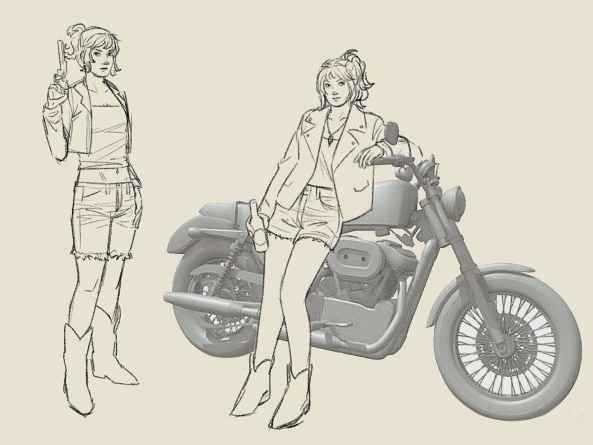 reaandva_'s tweet photo. Repost cause I forgot to add tags and I’m an attention whore 
#ClaireRedfield #REBHFun https://t.co/zhfA8y6i8Z