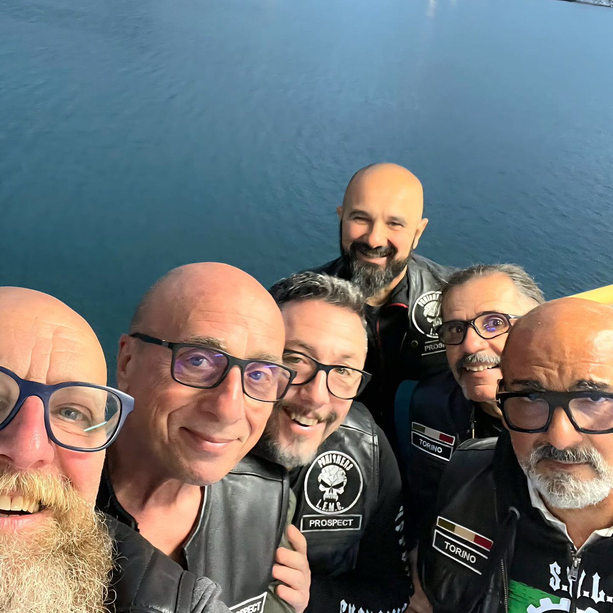 CharlottKicpvu's tweet photo. Torino Prospect Chapter on the road to Sicily Run, Part 2. We are Punishers. Support and respect. Your local Punishers. https://t.co/tHHCGkGkrM