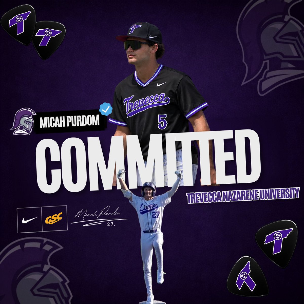 micah_purdom's tweet photo. 100% committed! 
@CPALionsBSB @26whiteside26 @nashvilleselec1 @TNUBaseball @tnballplayers https://t.co/Q7yhHmAdjV