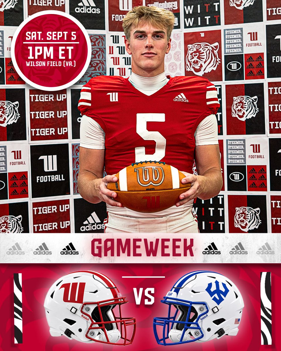 WittFootball's tweet photo. Week 1 ⌚️‼️

#TigerUp https://t.co/VNmzBvjeqp