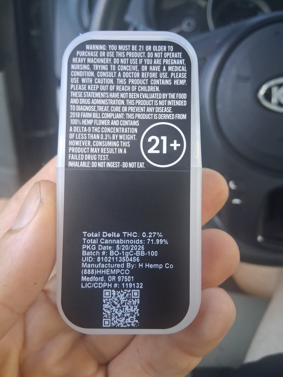 bluntbladeV's tweet photo. Boutiq Baja Berry Liquid Live Diamonds 510 Cart Review 🍇🔥
​Today we’re breaking down the Boutiq Baja Berry 1g 510 Cart (Liquid Live Diamonds - Hybrid)! Pulled a smooth blinker to test out the airflow, flavor, and hardware. Don't let the old heads fool you—the THCa to D9 science is natural plant chemistry at its finest. Same exact molecular conversion, better convenience, and absolute top-tier value without overpaying.
​Strain: Baja Berry (Hybrid)
​Format: 1.0g Liquid Live Diamonds (510 Thread)
​Batch Details: 71.99% Total Cannabinoids | 0.27% Total Delta-9 THC (2018 Farm Bill Compliant)
​Flavor Profile: Sweet berry upfront with a smooth, diesel-hybrid finish
​Score: 10/10 | Best cart run at the $20 price point
​Drop your thoughts in the comments. Are you sticking to classic flower, running low-voltage 510s for the low, or still listening to the haters? 🧠👇
@JLittys @jlittysshop 
@Akachato06Jesus