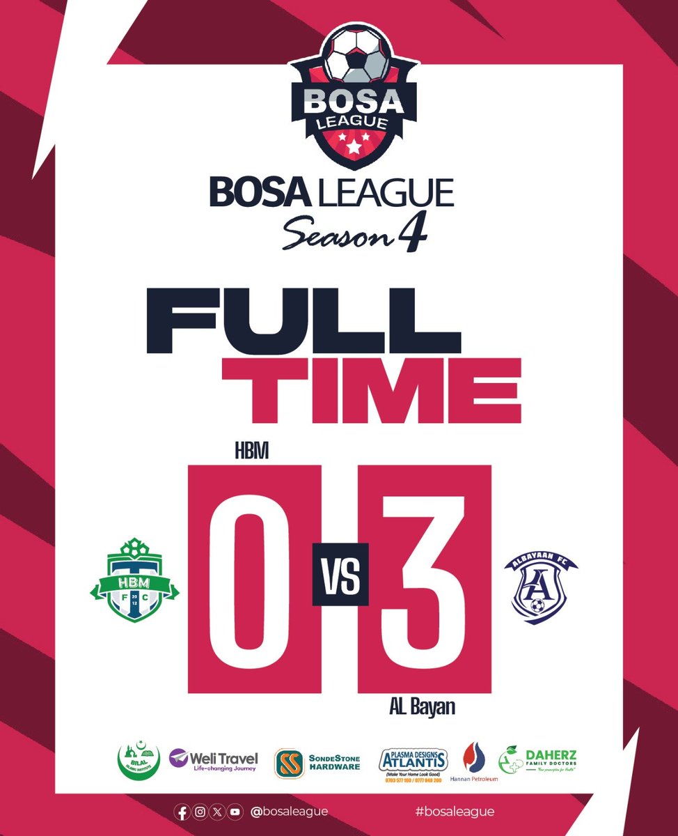 BosaLeague's tweet photo. HBM FC thought it was halftime… 😂 Albayan said “not yet!” 😭⚽ All 3 goals came in the second half! 🔥
#BOSALeague https://t.co/g5D8dHW6Gt