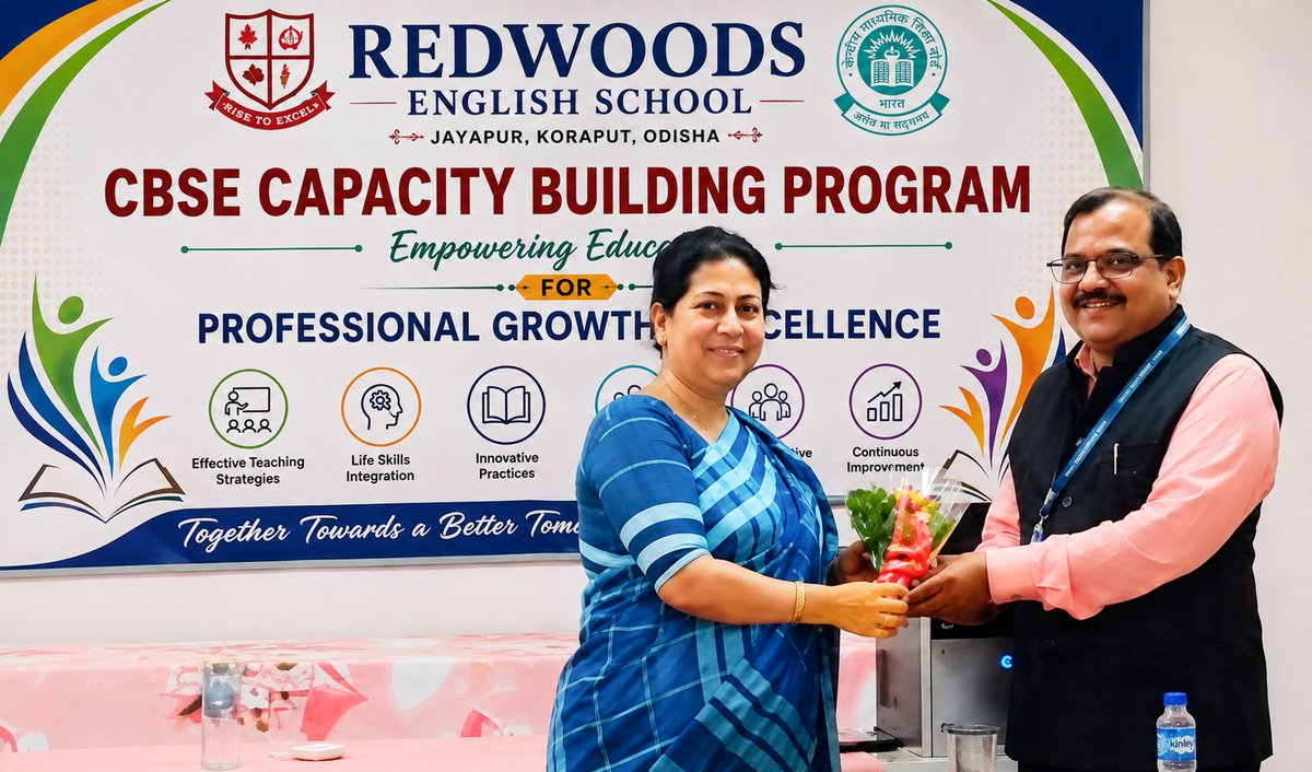 PattnayakPranab's tweet photo. #BLESSINGS_OF_GOD
Nominated as Resource Person in the CBSE Capacity Building Program on #Life_Skills_Advanced at Redwoods English School, Jayapur.
Special Thanks to:
CBSE CoE, Bhubaneswar
@emrs_pungar
@DwoKoraput
@IKoraput
@koraputdm
@model_odisha
@NESTSHQ
@TribalAffairsIn https://t.co/fF3kS9uoqc