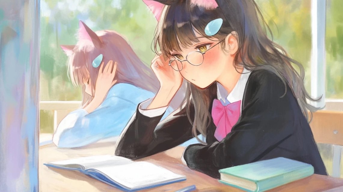dqxmoet's tweet photo. 無理しない　無理はしないっ
#AIイラスト
#猫耳
#Midjourney https://t.co/aKXqrS9vog