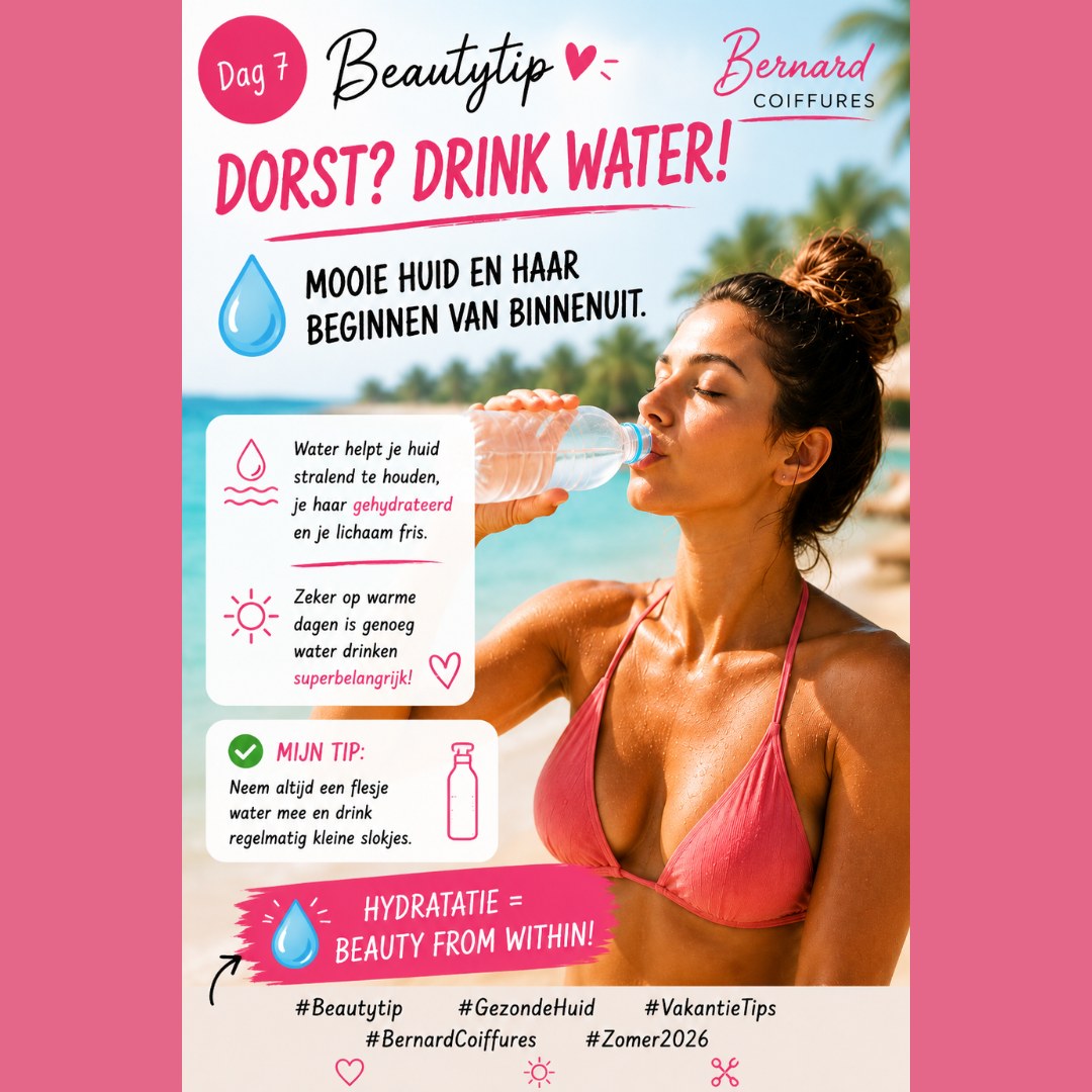 ZackaryShabf's tweet photo. Day 7 – Health tip

Drink enough water! On hot days, we lose a lot of fluid without noticing. Taking a bottle of water with you seems so simple, yet it’s often forgotten. Drinking enough water benefits not only your body, but also your skin and https://t.co/hZf1hNagee