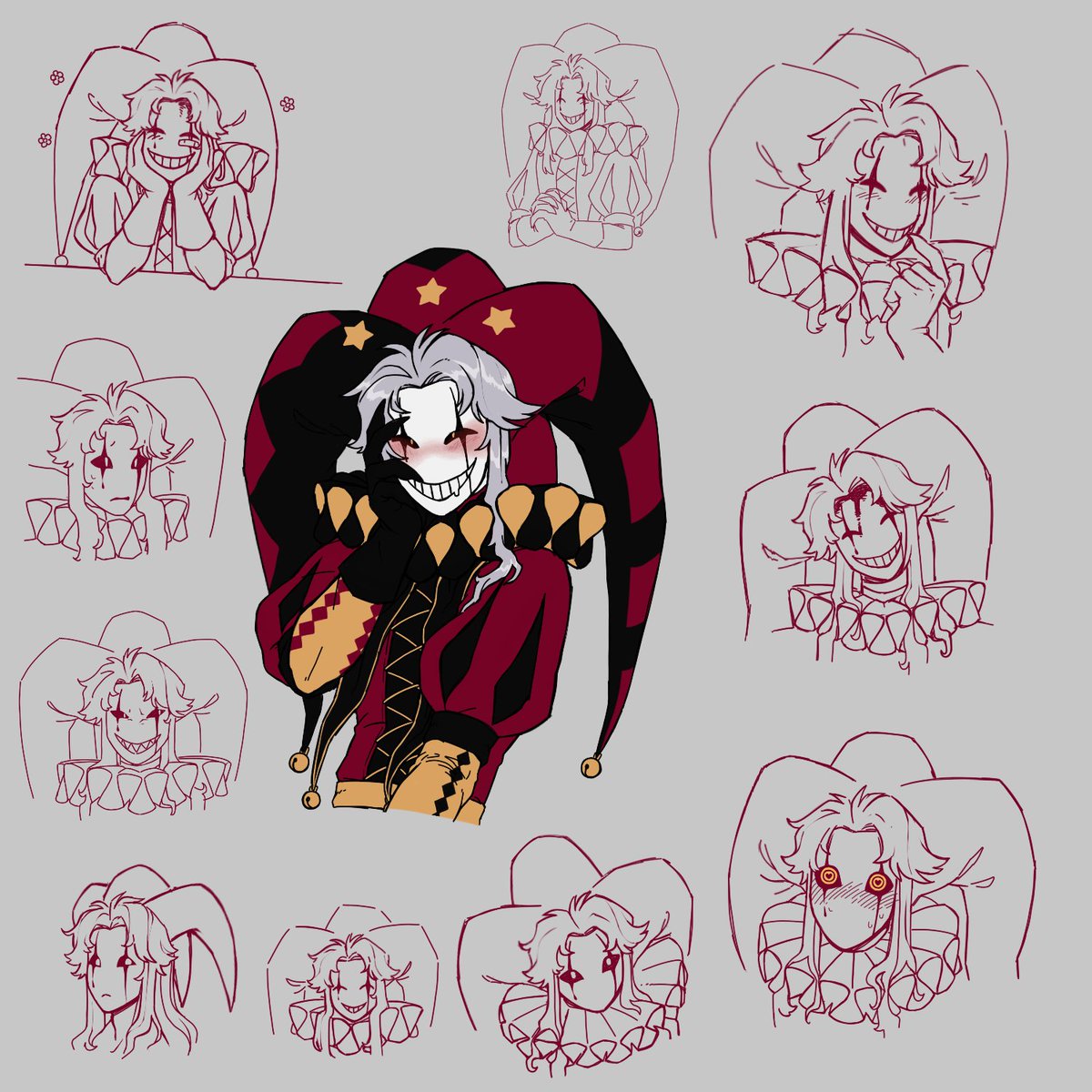 Jesterenny's tweet photo. The first time I drew him, he's adorable

#thefreakcircus https://t.co/9CfyeL8bJm