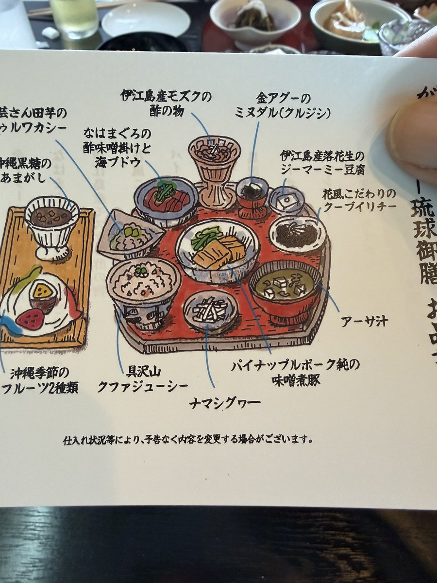 Summers1302's tweet photo. 沖縄らしい朝食！ https://t.co/jeRS2gIKzo
