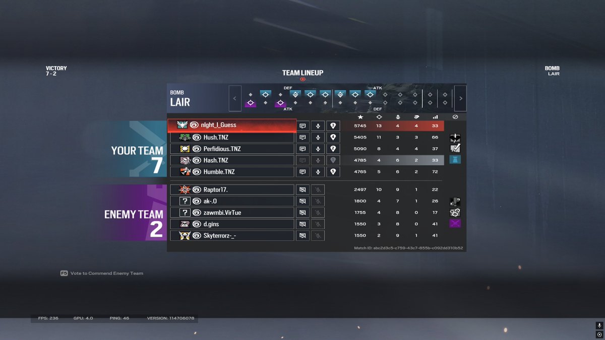 HashhR6's tweet photo. GGs to DMnCO in @AssassinR6Siege https://t.co/TvCT8ZQhmA