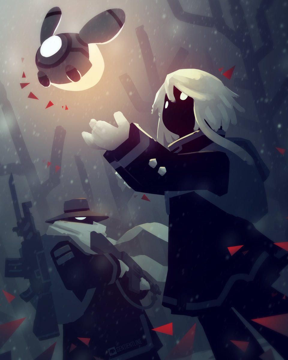 SentientLine's tweet photo. "Dawn comes... I suppose this is farewell then. Thank you, my glowy friend."

"May you also light the way for anyone that could still be out there." https://t.co/aNBjMVue7Y