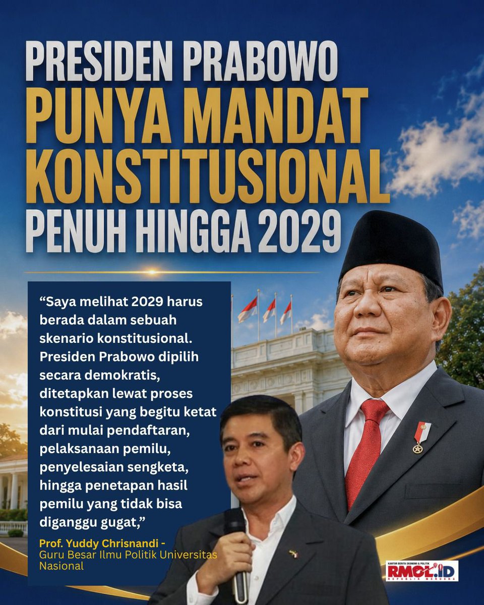 mawartaaf's tweet photo. #MandatKonstitusiPrabowo menjadi wujud komitmen menjalankan amanah rakyat melalui proses demokrasi dan konstitusi yang berlaku. https://t.co/rHIGaHKK9K