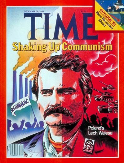 andy_andy_02's tweet photo. Lech Wałęsa was on the cover of TIME Magazine twice: on December 29, 1980, with the headline "Shaking Up Communism", and again on January 4, 1982, when he was named TIME's Man of the Year for 1981. https://t.co/yKZKnpRv3d