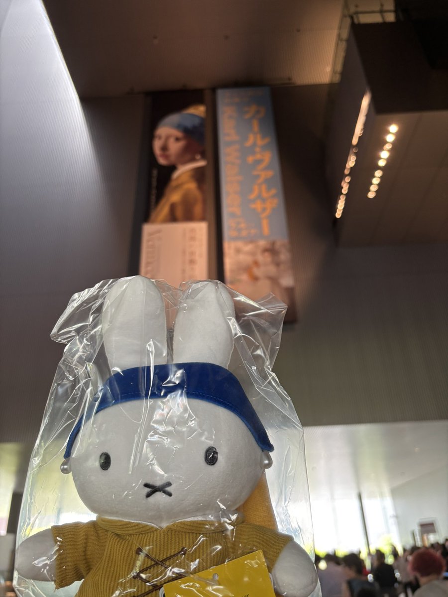Myshetto's tweet photo. フェルメール、ミッフィーぬいぐるみの方は買えた(*・∀・*)ﾉ https://t.co/GLZfJYwrIm