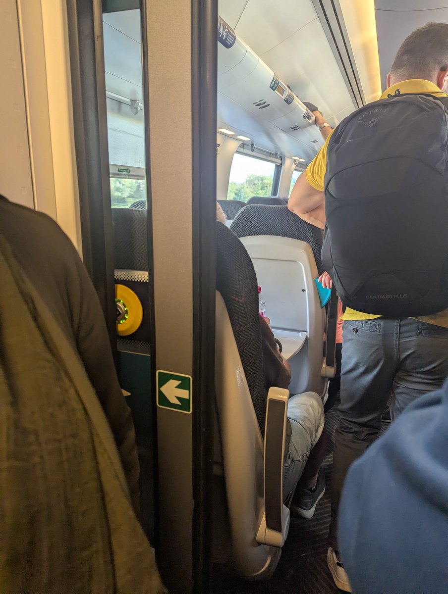 SabahZafar1's tweet photo. @CrossCountryUK Horrible Oxford–Manchester journey today . Train was dangerously overcrowded; despite reserved seats, we couldn’t reach them. My aunt with asthma struggled to breathe, forcing us off at Banbury. We had to travel via Birmingham. Completely unacceptable. https://t.co/gOuxOY9uCZ