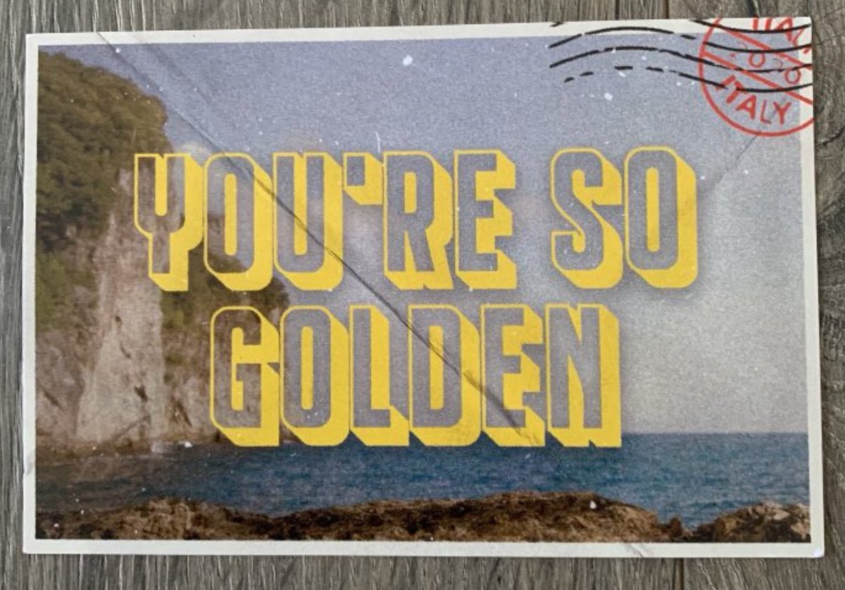 7Osloveontour's tweet photo. not receiving a golden postcard was pure heartbreak https://t.co/ZEFliKJyAr