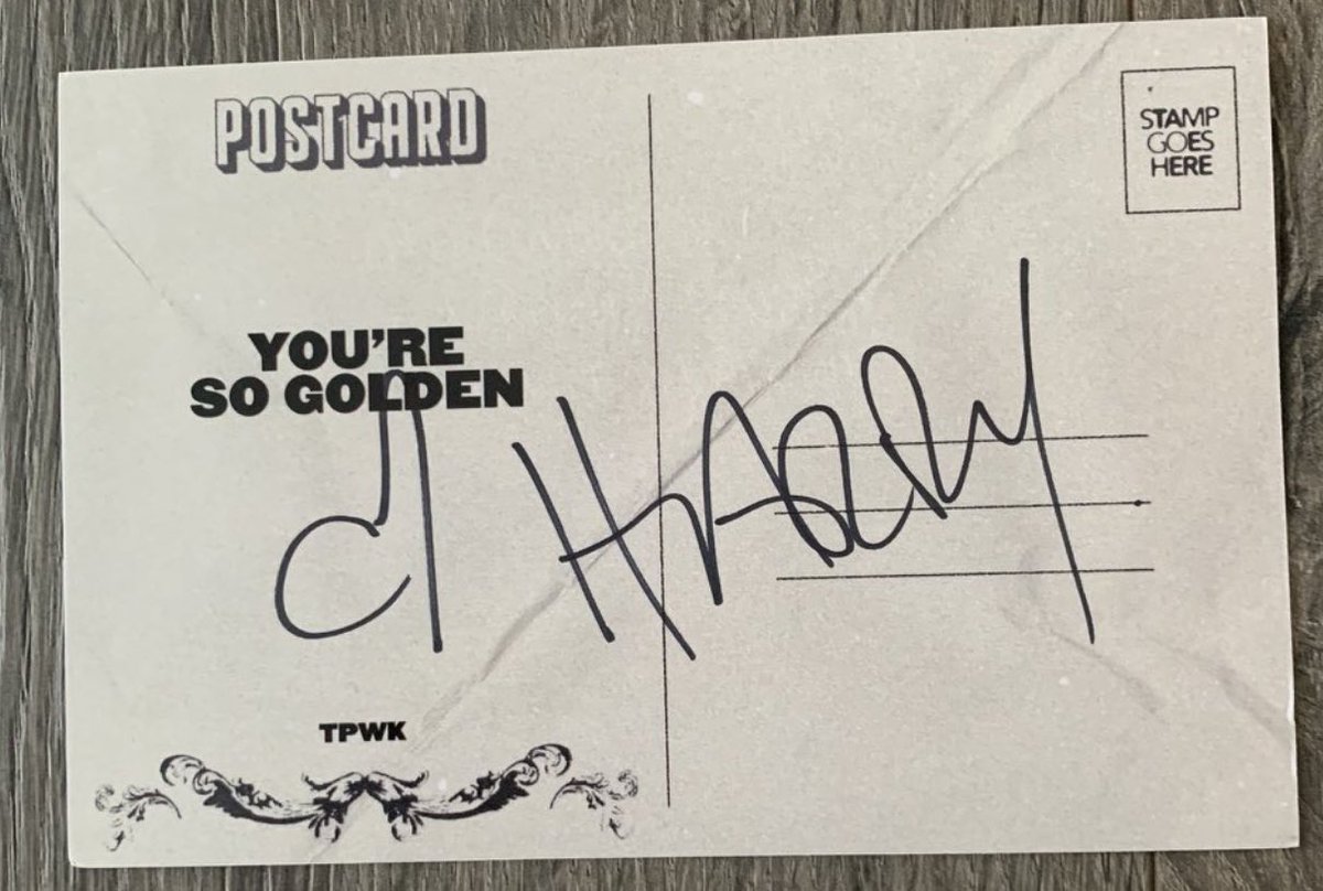 7Osloveontour's tweet photo. not receiving a golden postcard was pure heartbreak https://t.co/ZEFliKJyAr