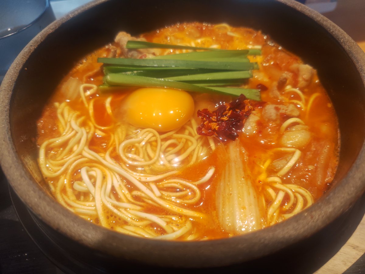 BGAQadLS4K73765's tweet photo. そば日誌∶第九十八報
元祖チゲそば専門店 でんじゃまの豚チゲそば。

#チゲそば　#でんじゃま　#社領 https://t.co/CUkDGS1xut