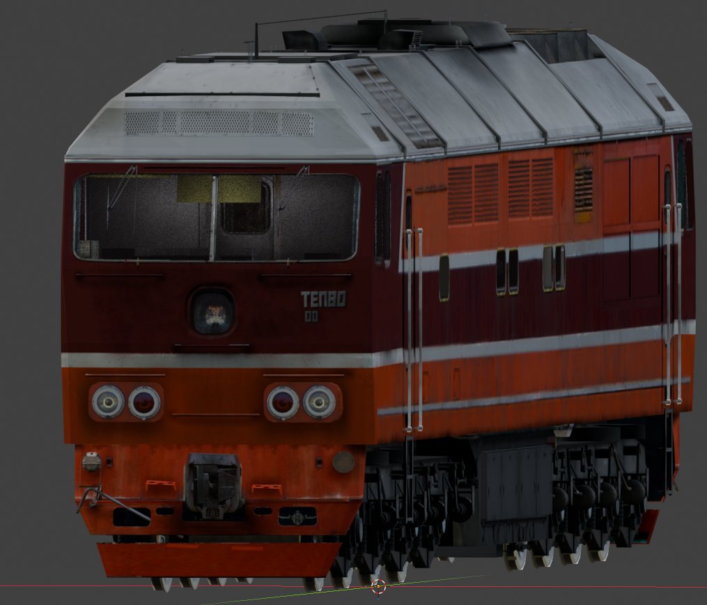 vylnik80_studio's tweet photo. The legend of speed is game-ready! 

Finished the 3D model of the TEP80 (ТЕП80) diesel locomotive for our game. In real life, this beast reached 271 km/h, making it the fastest diesel locomotive in history. Now this record-holder is ready to hit the virtual tracks! What do you think of the details?

Легенда швидкості готова до релізу!

Завершив 3D-модель тепловоза ТЕП80 для нашої гри. У реальності цей монстр розігнався до 271 км/год і став найшвидшим дизельним локомотивом у світі. Тепер цей залізничний рекордсмен готовий віртуально підкорювати рейки! Як вам деталізація?

#IndieGame #Train #UAGameDev #3Dmodeling #UAGames #blender3d