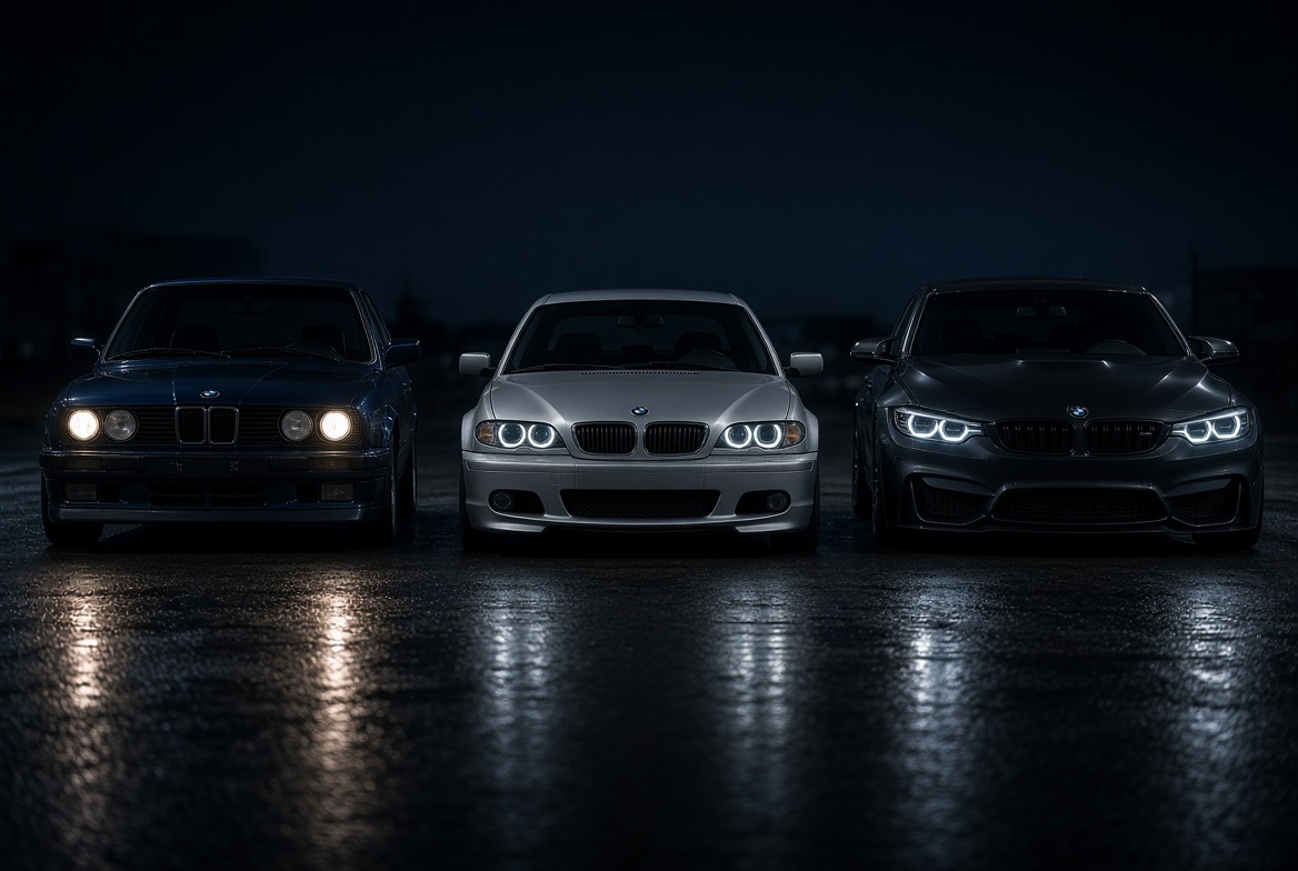 detta1z's tweet photo. BMW spent decades teaching us to recognize a car by its eyes.

You don’t need the badge. Sometimes you don’t even need the whole car.

Two headlights appear in your mirror and you already know what’s behind you.
An E30 has that unmistakable four-eyed look. An E39 got the stare,those first angel eyes. The E46 perfected it. The E60 made it angry. The F80 M3 made it aggressive.
And even now, with all the modern lighting tech, you can still look at a pair of BMW headlights and know immediately:

That’s a BMW.

That’s not just good design. That’s decades of visual identity burned into car culture.

BMW didn’t make headlights people recognize. They made a face people remember.