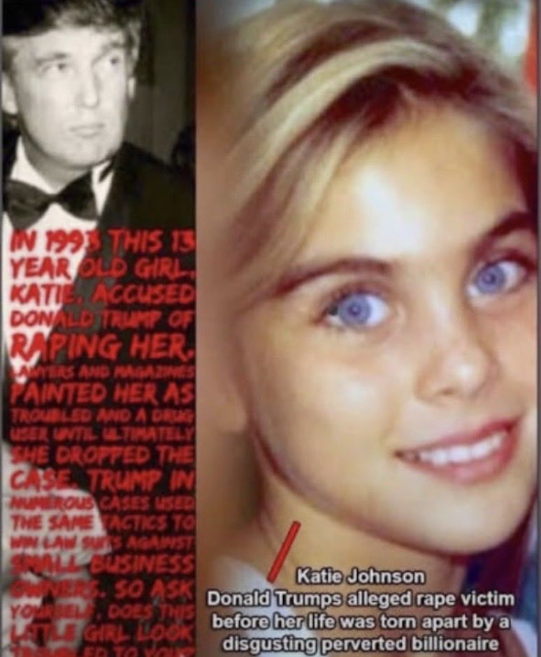 commons96055467's tweet photo. Who knew trump was bi-sexual? After the accusations by decorated veteran Sascha Riley, who said trump raped him as a child and, the way trump is salivating over men now with dementia no filter, we can say, he’s not just a pedophile, but a bi-sexual pedophile. The odds of that? https://t.co/4OVifXw7b1