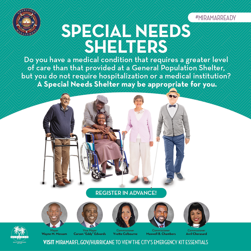 CityofMiramar's tweet photo. We’re now in the peak of hurricane season, and now is the time to remain prepared. Taking proactive steps now can help protect you, your family, and your home.

Stock up on essential supplies, make arrangements for pets and special needs, review your emergency plans, and pre-register for vulnerable population assistance if needed.

Stay prepared. Stay informed. Stay #MiramarReady.

Learn more: https://t.co/cggSY4uTJ2