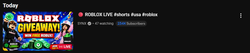 DavidZomb's tweet photo. And we got a #roblox free robux scam in yt short.
Kids kept falling for the scam; maybe they have to keep doomscrolling nowadays https://t.co/D39DbGXzIg