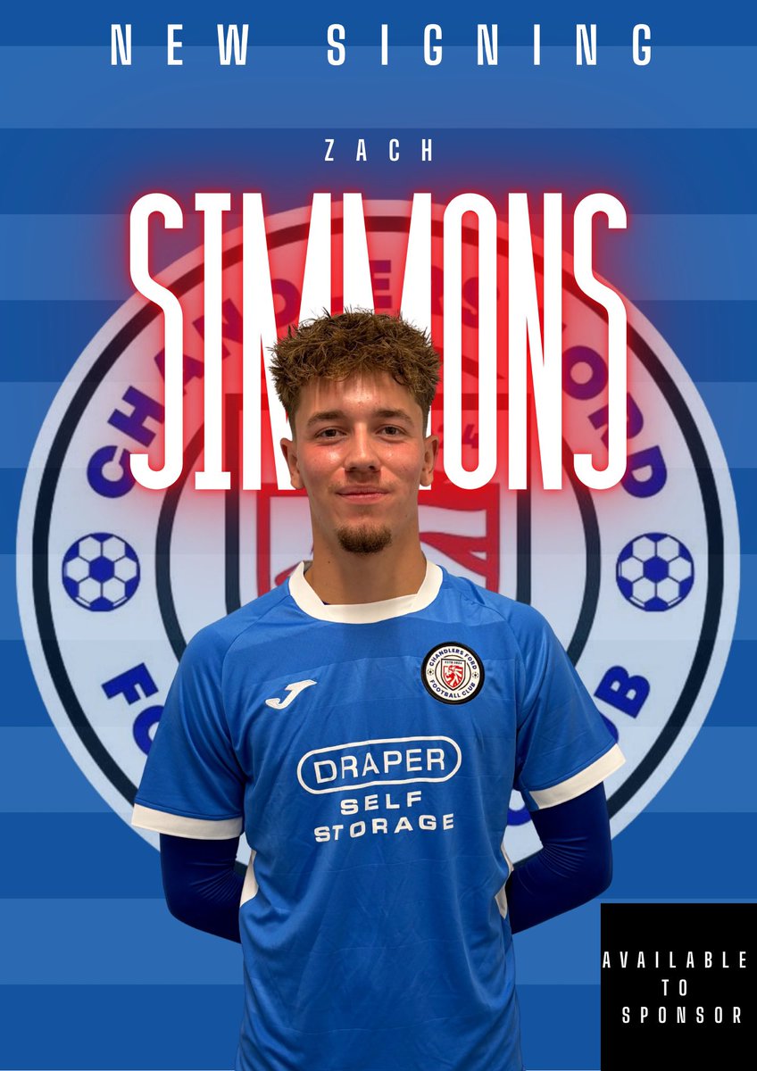 CFordFC's tweet photo. Our first 2 new signings of the season come in the shape of Luke Rodgers and Zach Simmons! Both players are available for sponsorship so get in contact if you’d like to sponsor either player! Welcome to the Ford boys!⚽️🔵 https://t.co/62vW7T1ddZ