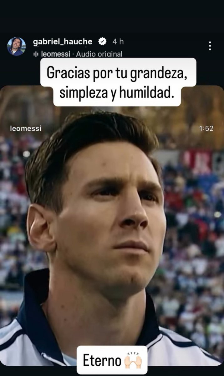 Fandehauche's tweet photo. La publicación de Gabriel Hauche en Instagram.

Un grande saluda a otro grande. https://t.co/gJIZvI40yq
