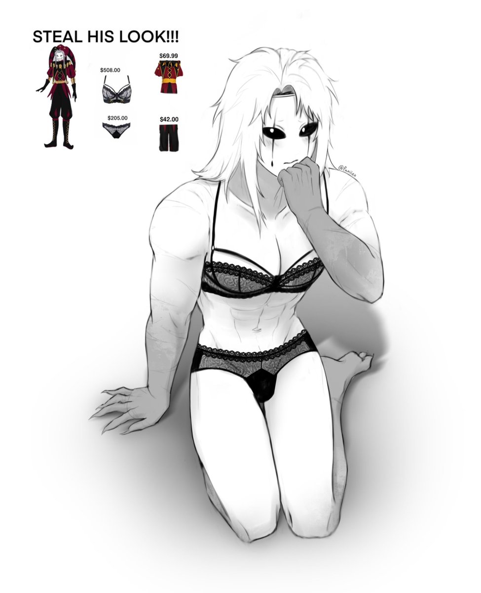 puniiax's tweet photo. What did I cook for him💀 #pierrot #tfc #thefreakcircus https://t.co/W8WagW3zsM