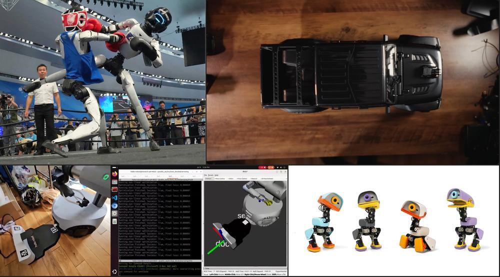 WeeklyRobotics's tweet photo. Weekly Robotics 374:

> an insanely cheap robot duck,
> a guide to autodocking,
> highlights from the 2026 World Humanoid Robot Games,
> Claude Code driving an R/C car,

and more!

https://t.co/LmvWnfeB7m

#robotics #ros https://t.co/i9t9R3vdCJ