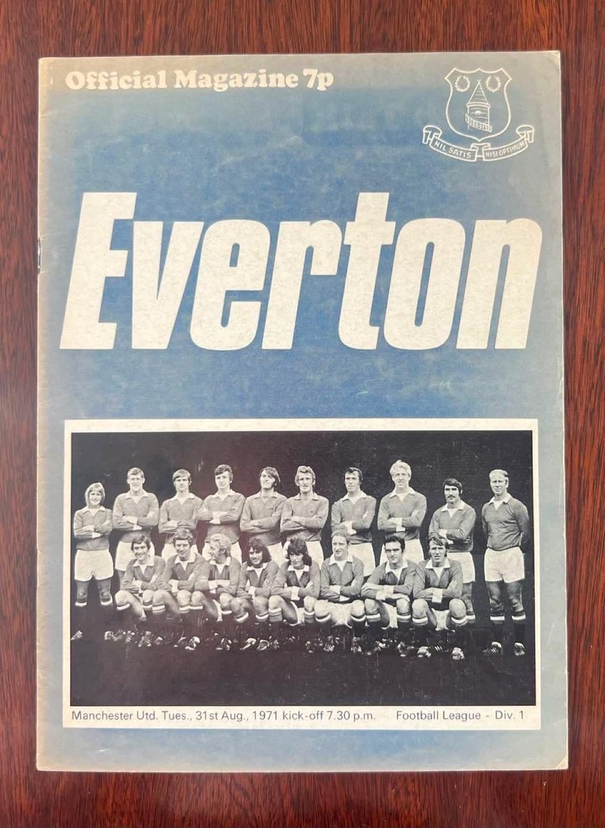 paulenglish1961's tweet photo. 31st August 1971, United visited Goodison Park where they were defeated 1-0. David Johnson scored the Toffees goal. The attendance that Tuesday evening on Merseyside was 52,151. #MUFC #UTFR #GGMU #ManchesterUnited #ManUtd #ManUnited https://t.co/uhlr39sFvq