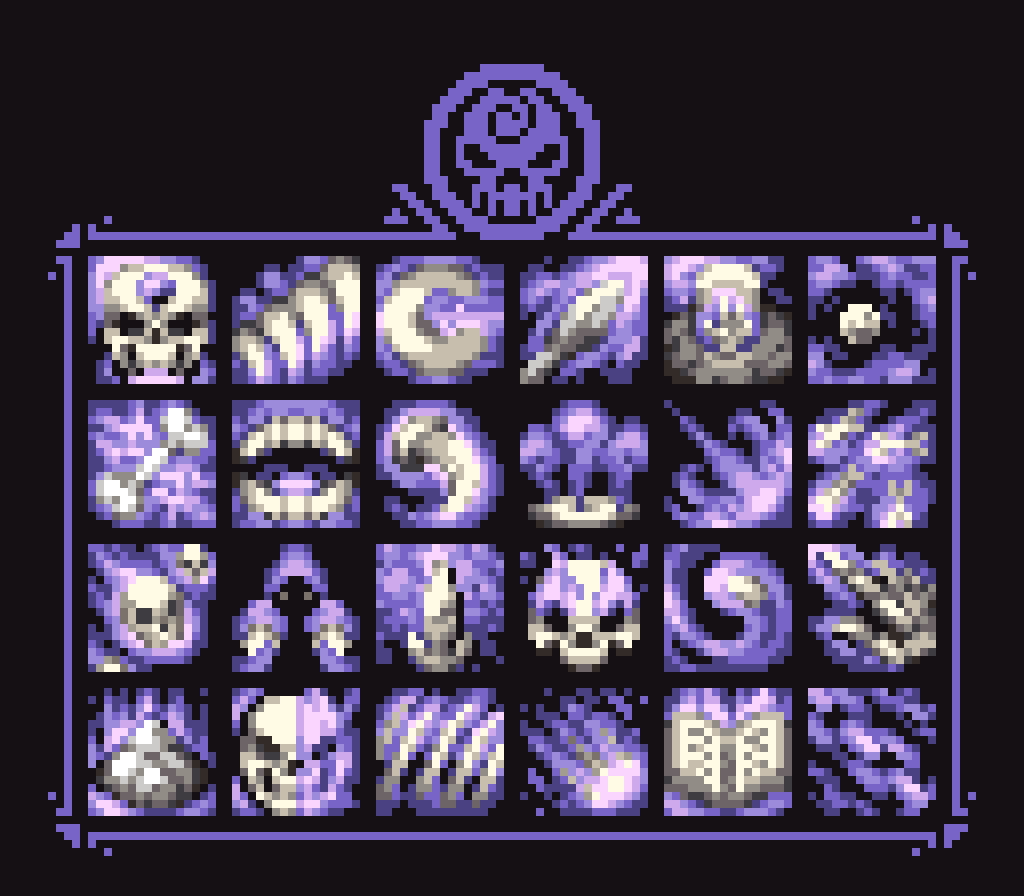 PonkPixels's tweet photo. Fantasy RPG dark abilities
16px #pixelart https://t.co/XzTCzRGXVD