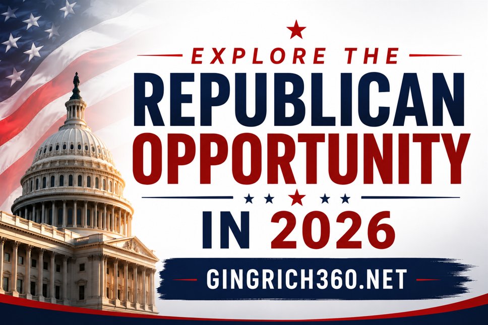 newtgingrich's tweet photo. What if Republicans built our agenda around the things Americans already overwhelmingly believe?

Voter ID. Congressional reform. Lower taxes. Health care price transparency. Border enforcement. Parental rights.

On these and other issues, seven, eight, and sometimes nine out of 10 Americans agree.

That is the opportunity to become the American Party.

Explore the Republican Opportunity in 2026: https://t.co/6zSkVyoOUz