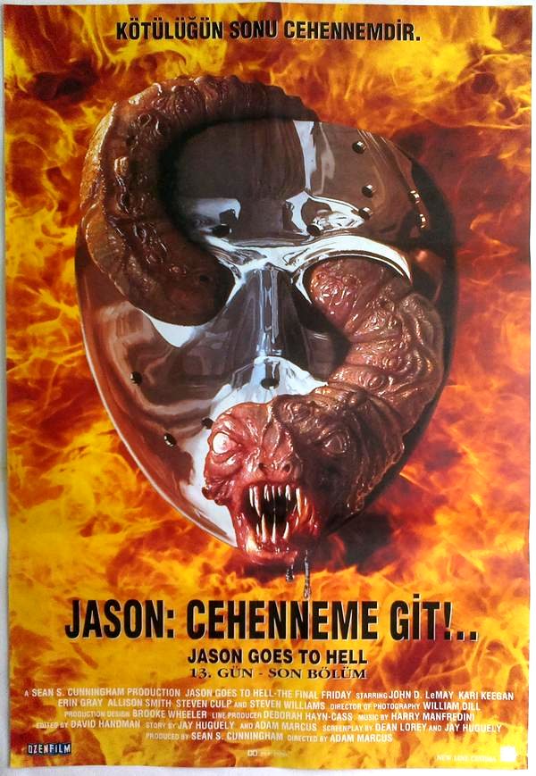 EsrefBudak's tweet photo. Jason Goes to Hell The Final Friday  1993  JASON CEHENNEME GIT-Dir Adam Marcus-John D. LeMay, Kari Keegan, Kane Hodder https://t.co/AJ1TARp2cn