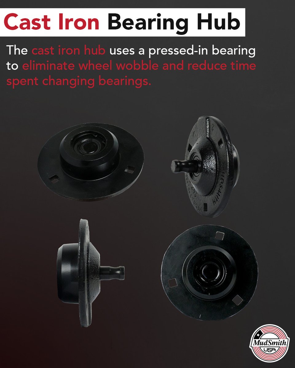 mudsmithGW's tweet photo. Some wheels don't make it through the season. Ours does.

We let the hardware speak for itself. Cast iron hub, durable spokes, and a fully modular design, so when something eventually wears, you replace that piece and keep the rest.

Built to outlast what you're running now. ☝️Click the link in our bio to get yours!