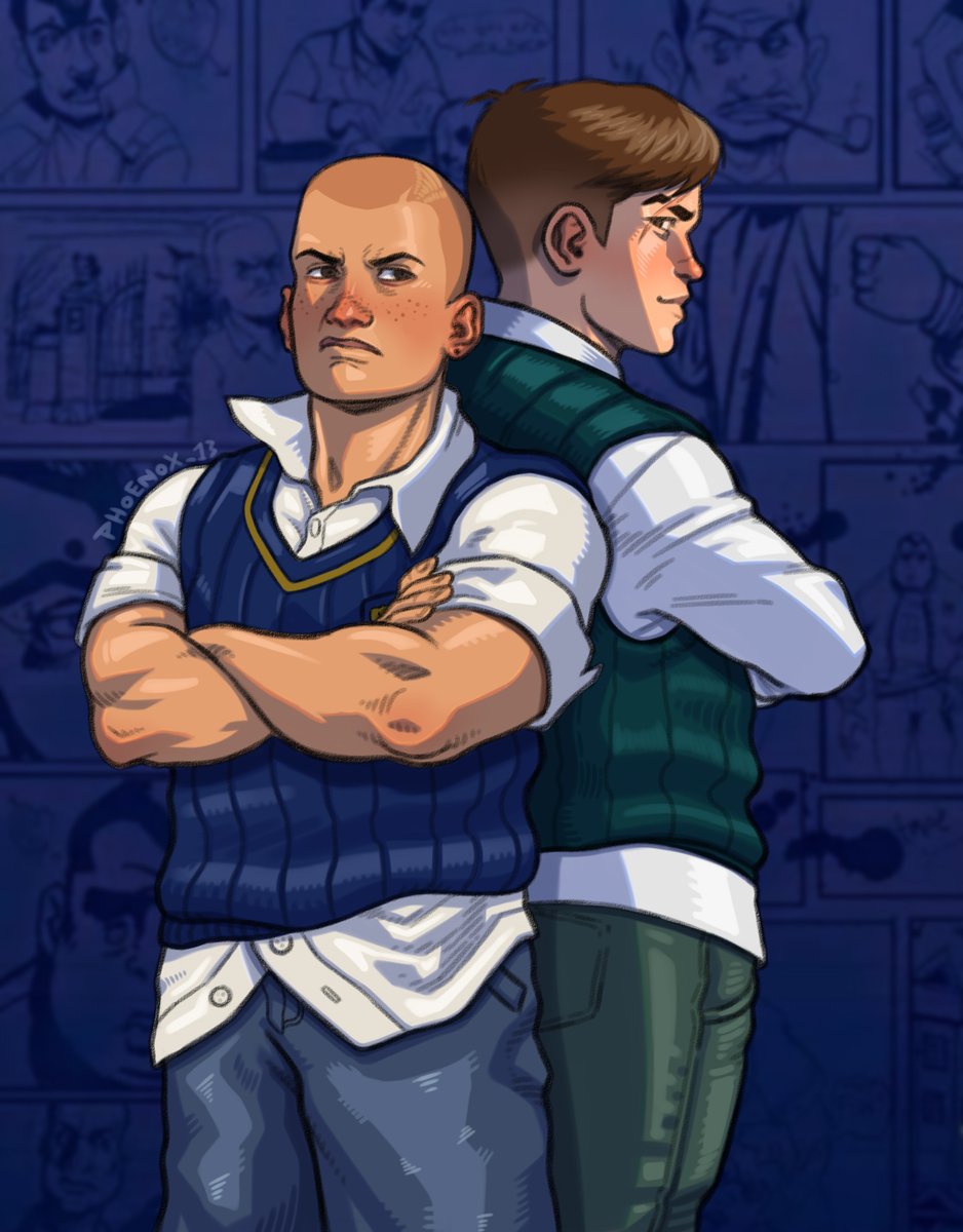 Phoenox_13's tweet photo. Been replaying #Bully lately.
It's a shame Rockstar never got around to making a sequel. https://t.co/pUJtKQp6hM