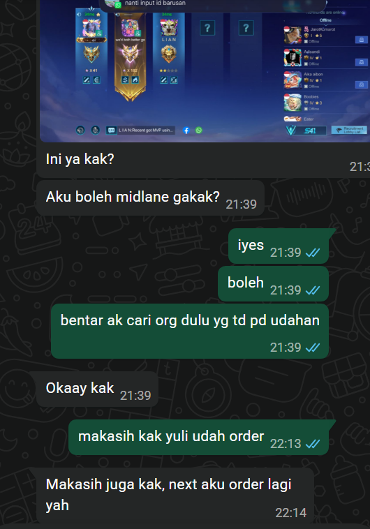 theflyingsapi's tweet photo. VIP 2 MATCH V001
#zonauang #zonajajan #zonaBA #zona #mlbb #jokiml #jokimlbb #bealanja #sapiterbang https://t.co/Do0jMOYxhJ