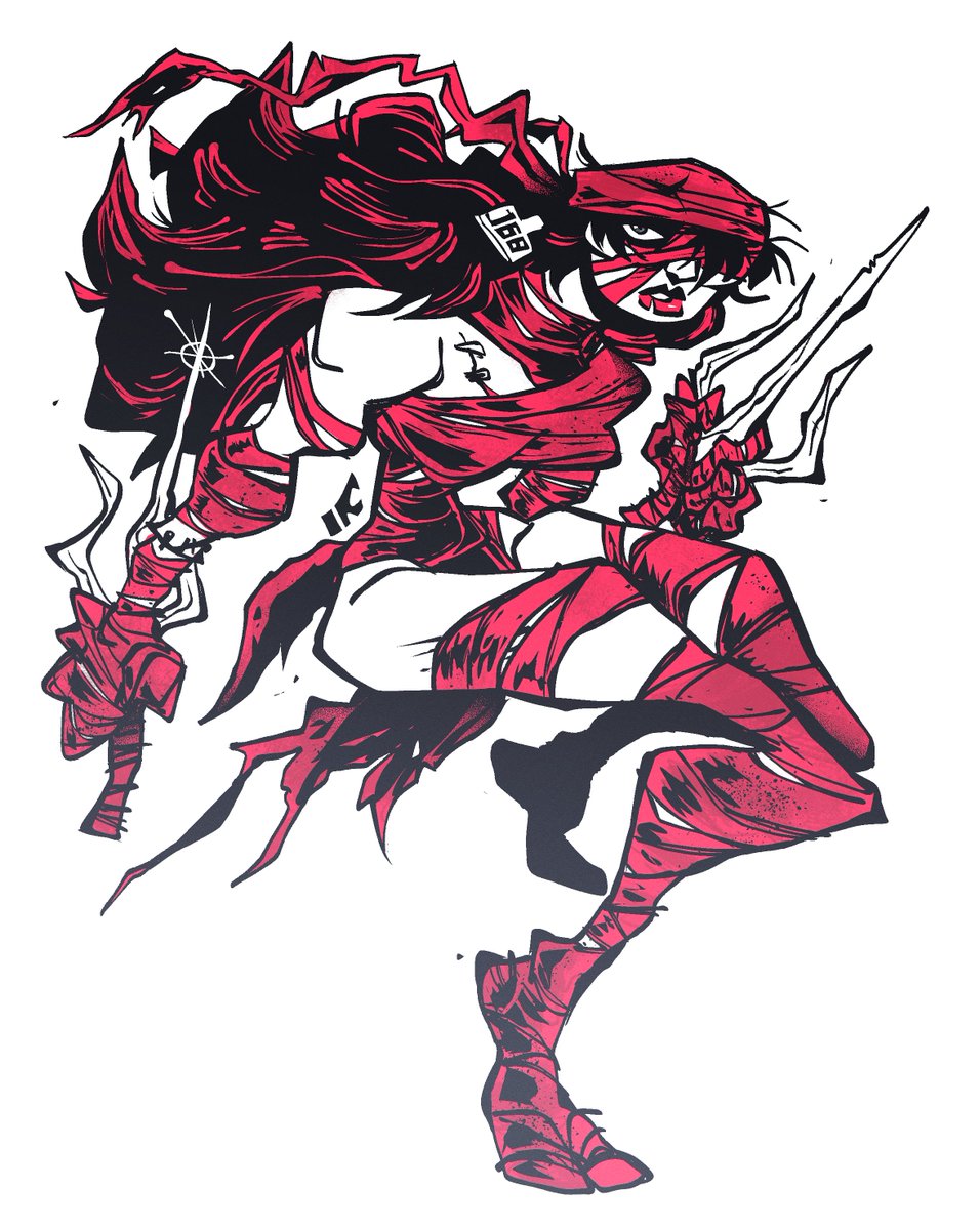 Meguman_01's tweet photo. Elektra Lives Again https://t.co/OGsAaTRAmp