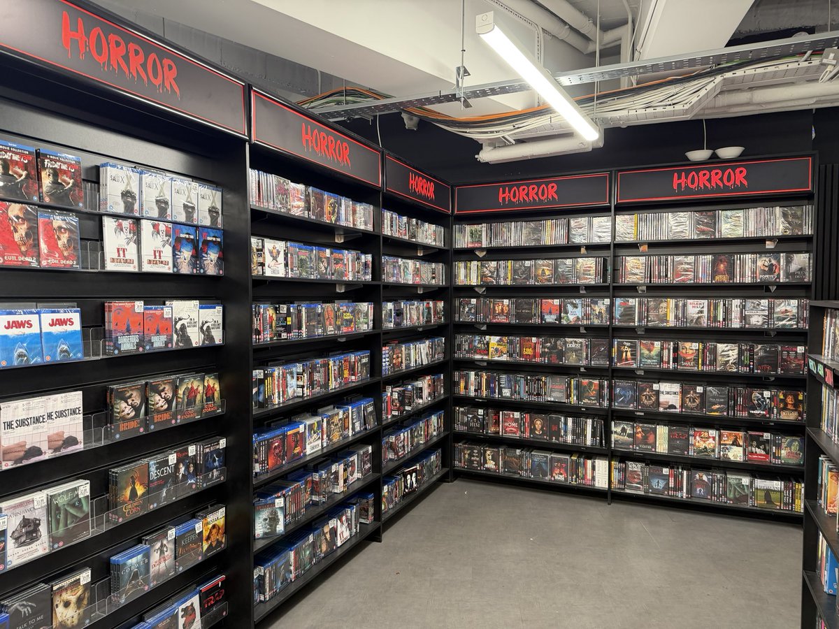 Firstscreamto's tweet photo. Physical media forever 🖤 https://t.co/FMZuOIxls7