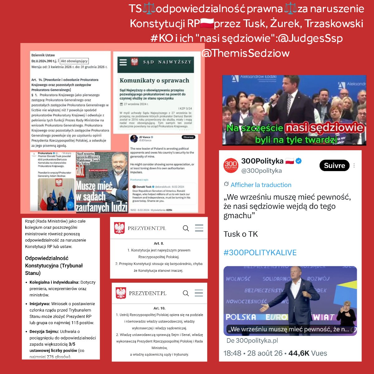 2022JEJ's tweet photo. @BiuroRPO RPO też ponosi odpowiedzialność ⚖️ za łamanie Konstytucji RP🇵🇱 trójpodziału władzy #RuleOfLaw. Do dymisji. https://t.co/HrAqpEBnQF